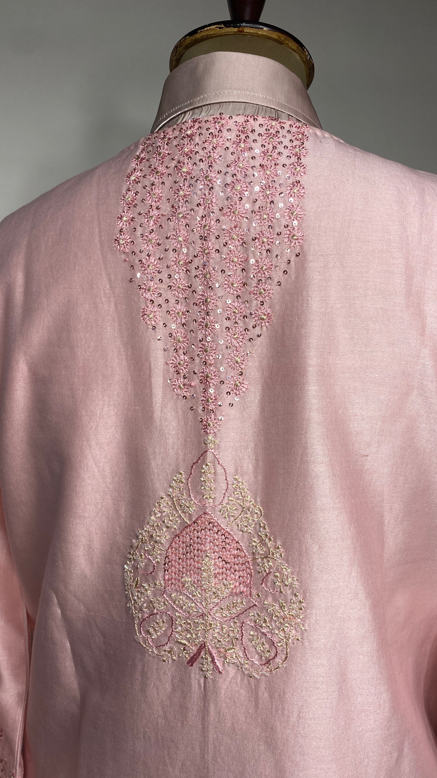 Baby Pink Relaxed Fit Chikankari Co-ord Set