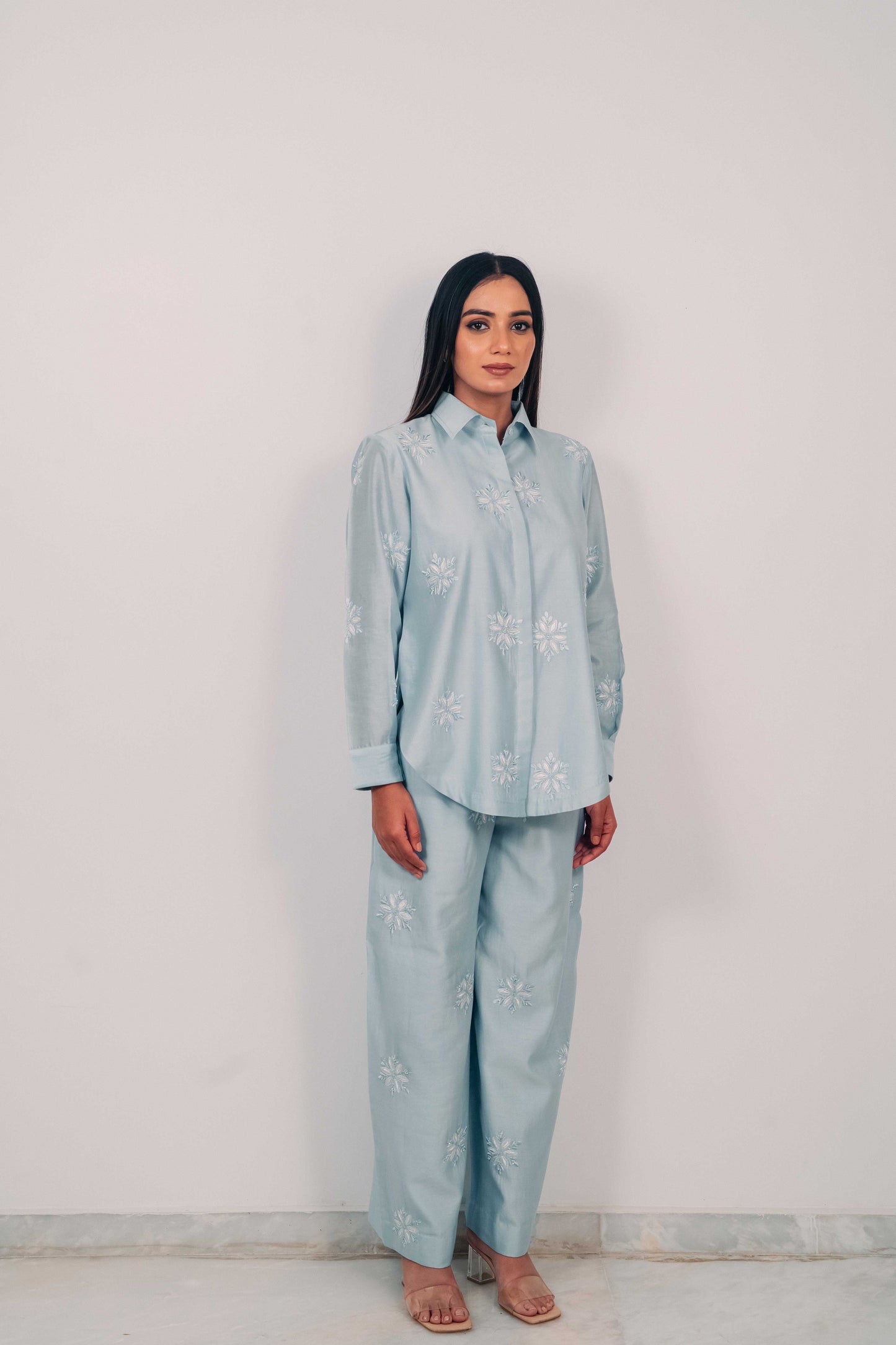 Baby Blue Anti-Fit Shirt and Pant Set