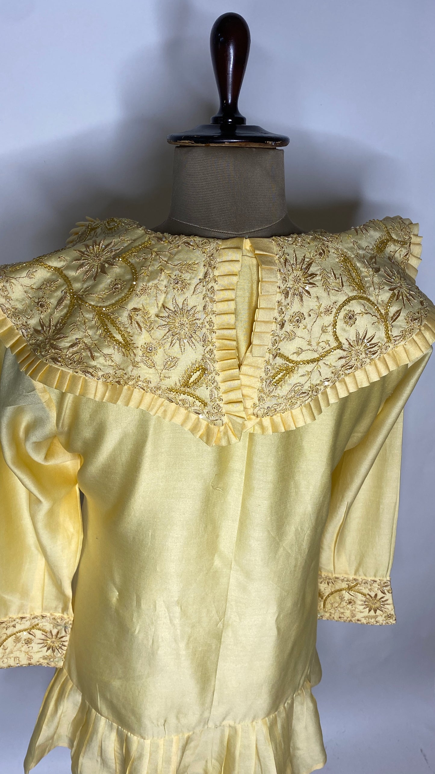 Amber Peter Pan Collar Chikankari Skater Dress