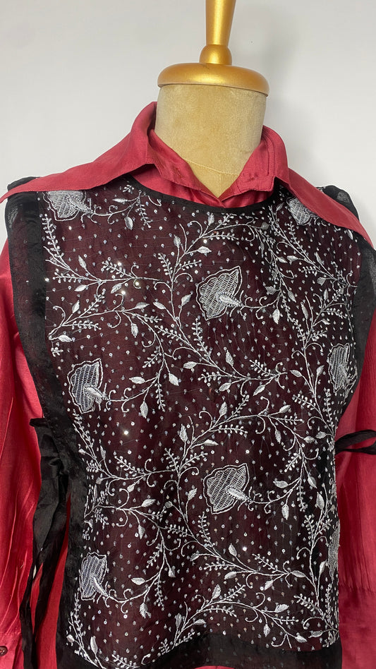 Black Jaali Bib
