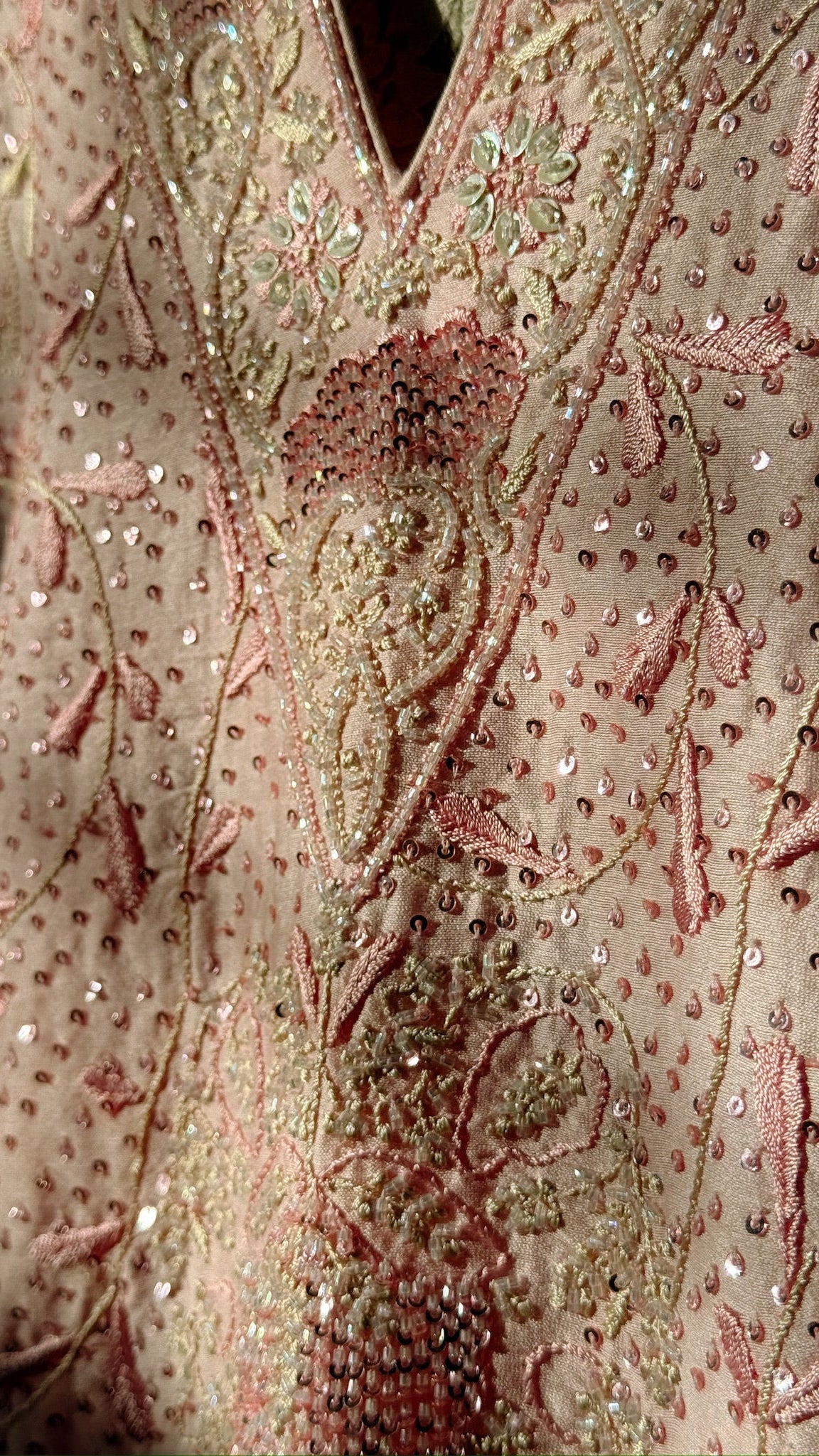 Baby Pink Relaxed Fit Chikankari Co-ord Set